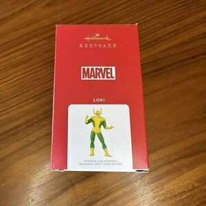 NEW Loki Hallmark Keepsake Marvel DC Comics Christmas Ornament